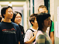 Students in Hall