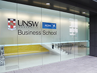 Business School Sign
